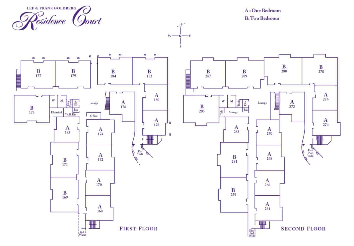 Residence Court Full Kitchen Map